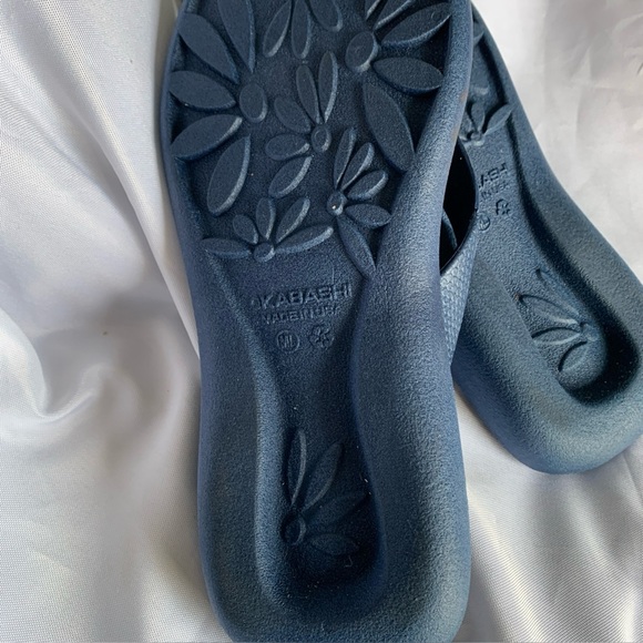 Okabashi Support Sandals Flip Flops Women's Dark Navy Blue Medium/Large - Picture 9 of 11